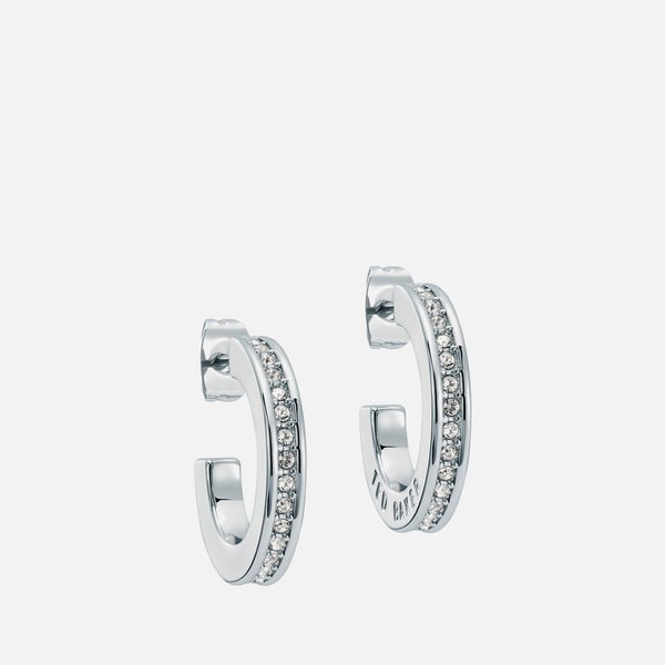 Ted Baker Sinliaa Silver-Plated Hoop Earrings