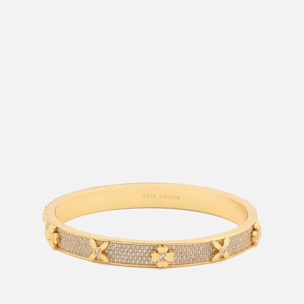 Kate Spade New York Heritage Bloom Gold-Tone Bangle