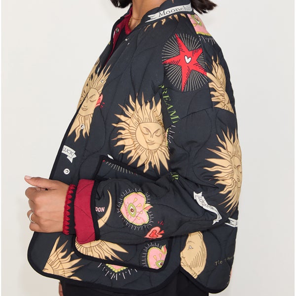 Never Fully Dressed Reversible Mystical Quilted Jersey Jacket