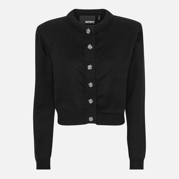 Rotate Birger Christensen Firm Cotton-Blend Knit Cardigan
