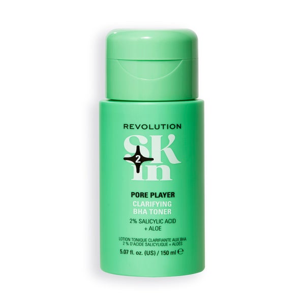 Revolution Skin Pore Player 2% Salicylic Acid & Aloe Clarifying BHA Toner 150ml