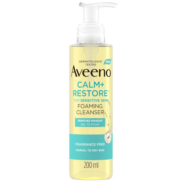Aveeno Face Calm and Restore Foaming Cleanser 200ml