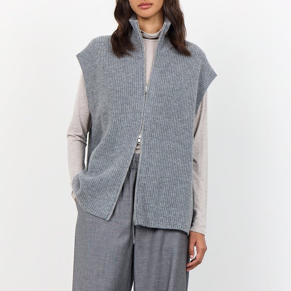 Leveté Room Juliana Wool-Blend Ribbed-Knit Jumper