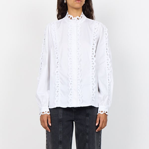Leveté Room Isla Cotton-Blend Poplin Shirt