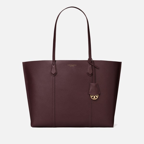 Tory Burch Perry Triple-Compartment Leather Tote