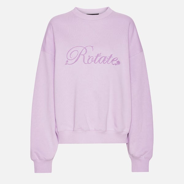 Rotate Sunday Crewneck Heavy Cotton-Jersey Sweatshirt