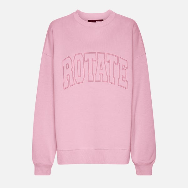 Rotate Sunday Heavy Crewneck Cotton-Jersey Sweatshirt