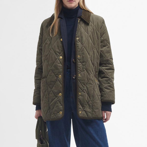 Barbour Cornelia Quilted Cotton-Corduroy Jacket