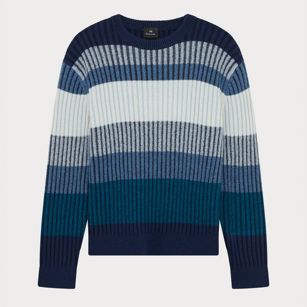 PS Paul Smith Large Striped Knit Jumper