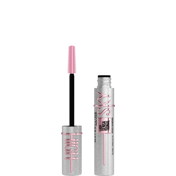 Maybelline Mascara Lash Sensational Sky High Volumizing & Thickening Eyelash Lengthening, Top Coat, Space Diamond 8ml