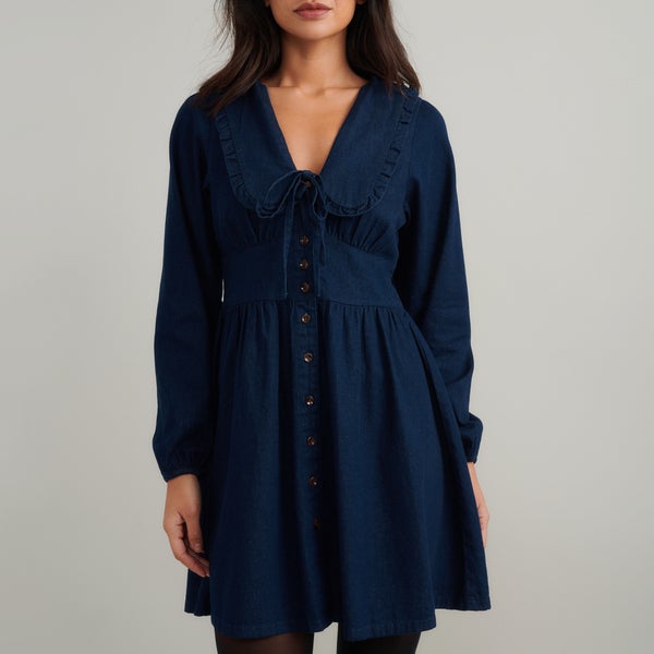 Nobody's Child Ottilie Denim Mini Dress
