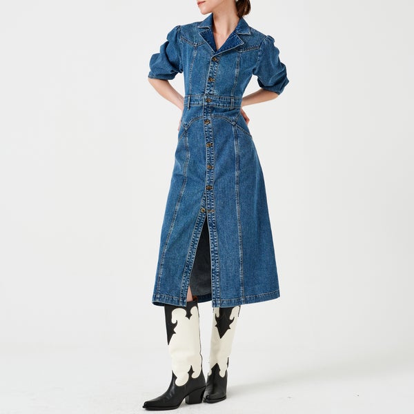 Seventy + Mochi Mia Midi Denim Dress