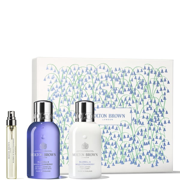Molton Brown Bluebell & Wild Strawberry Travel Collection