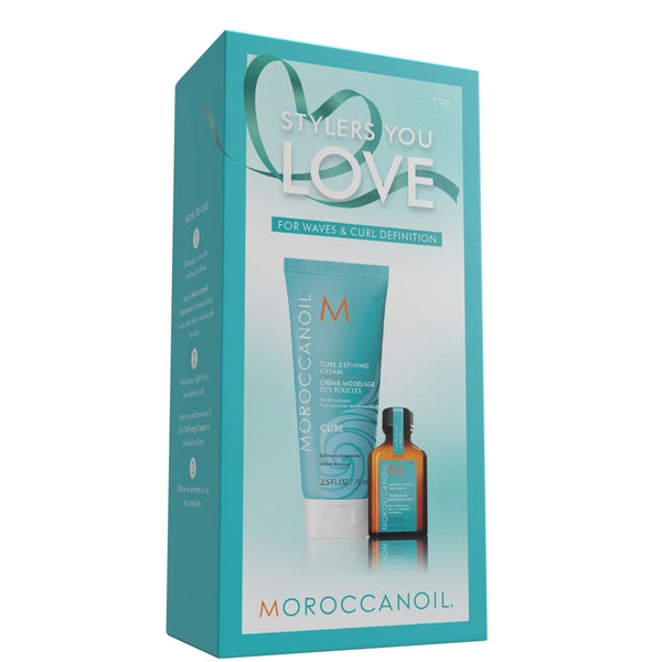 Moroccanoil Stylers You Love Duo - Curl Defining Cream 75ml with a Free Moroccanoil Treatment 15ml