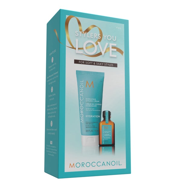 Moroccanoil Stylers You Love Duo - Hydrating Styling Cream 75ml with a Free Moroccanoil Treatment 15ml