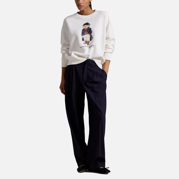 Polo Ralph Lauren Bear Cotton-Blend Jersey Jumper