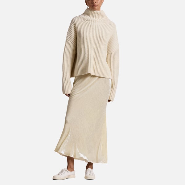 Polo Ralph Lauren Velour Pencil Skirt