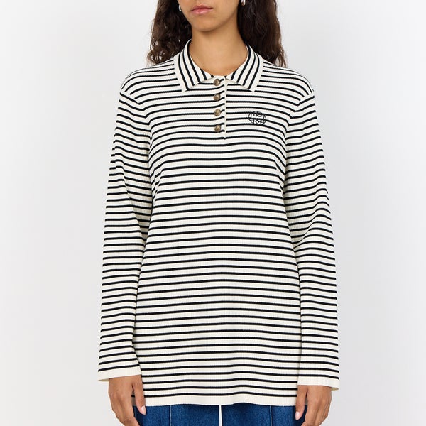 Leveté Room Kirstyn Striped ECOVERO™ Viscose-Blend Top