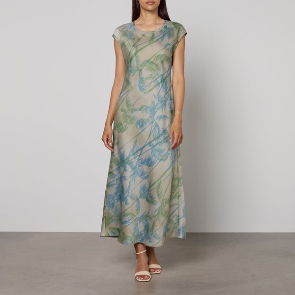 MAX&Co. Apuania Envers Satin Dress