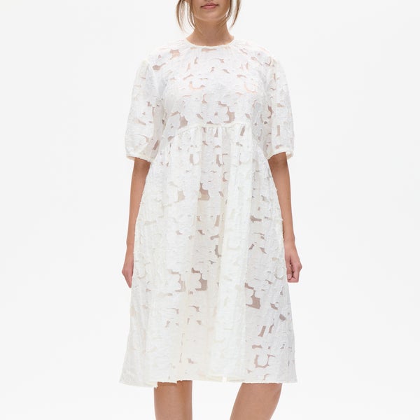 Baum und Pferdgarten Agdel Floral-Appliquéd Mesh Dress
