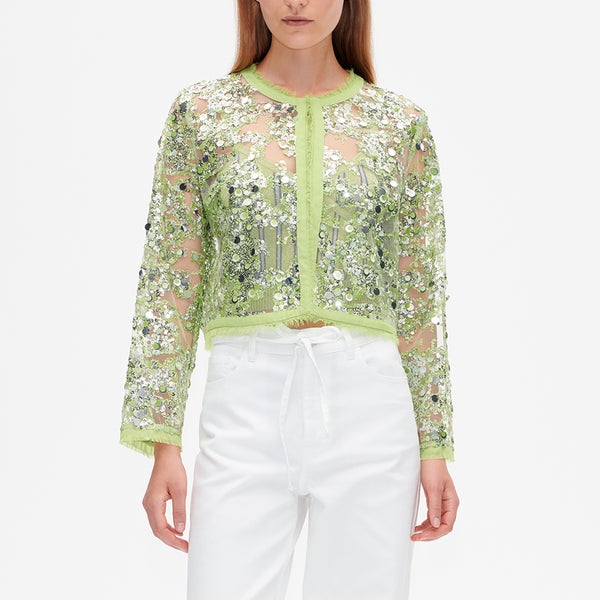 Baum und Pferdgarten Bethina Sequinned Mesh Cardigan