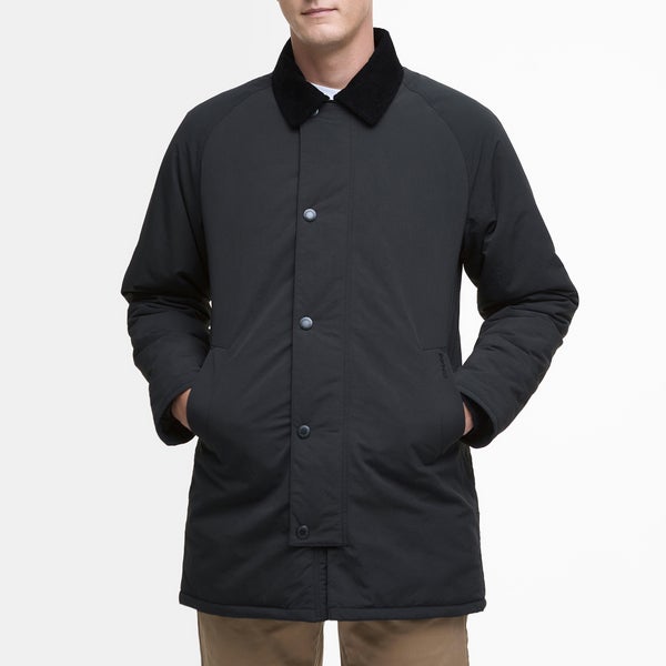 Barbour Winter Wadded Showerproof Nylon Mac Coat