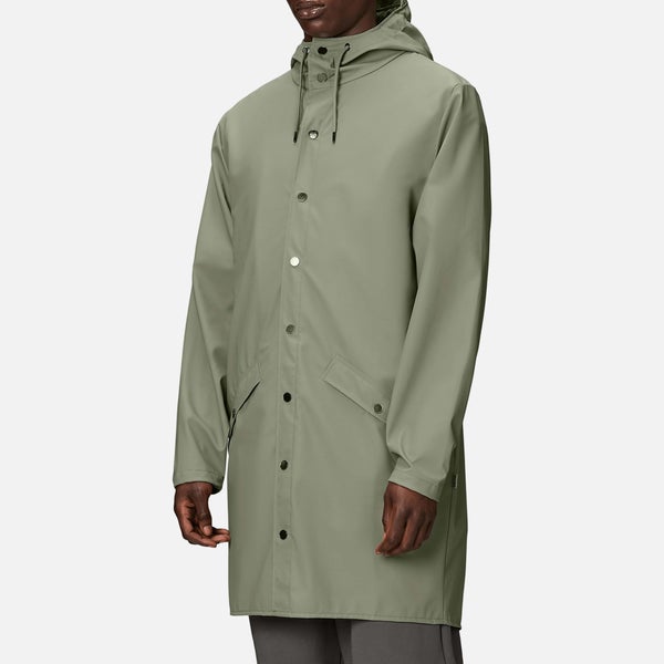 Rains Matte Shell Long Jacket