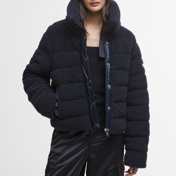 Barbour International Franchesca Quilted Sherpa Jacket