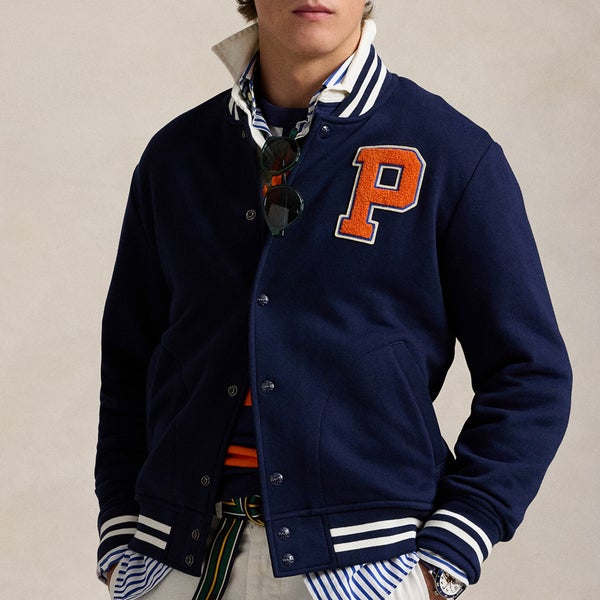 Polo Ralph Lauren Cotton-Jersey Baseball Jacket