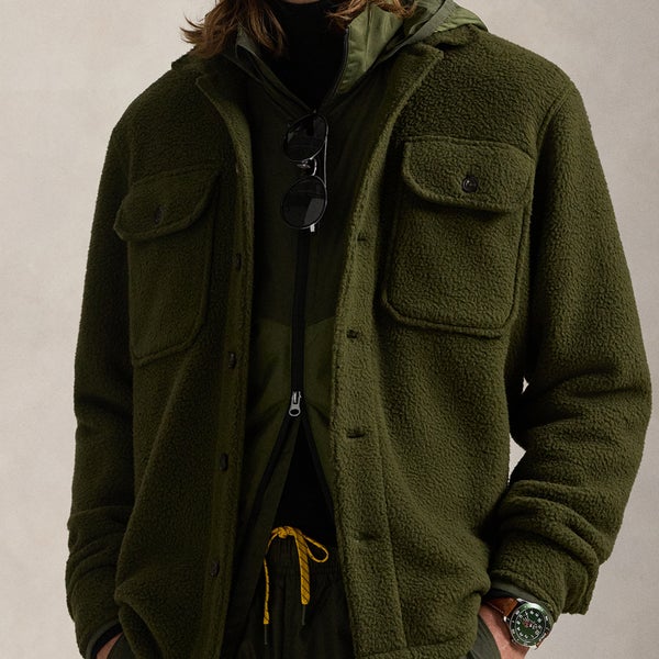 Polo Ralph Lauren Curly Hi-Pile Shirt Jacket