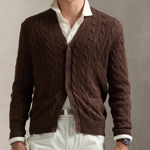 Polo Ralph Lauren Cotton Cable Knit Cardigan