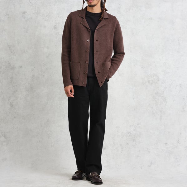 Wax London Wightman Cotton-Blend Knit Cardigan