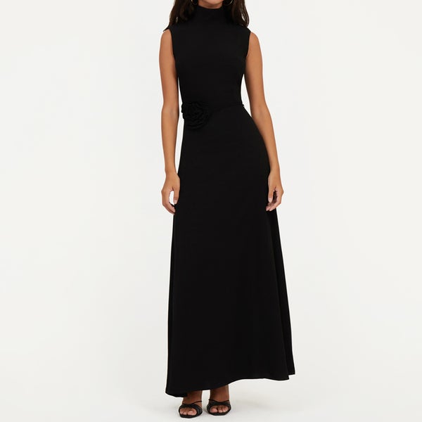 ROTATE Birger Christensen Sleeveless Woven Maxi Dress