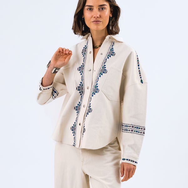 Lollys Laundry VeidaLL LS Cotton-Twill Blouse