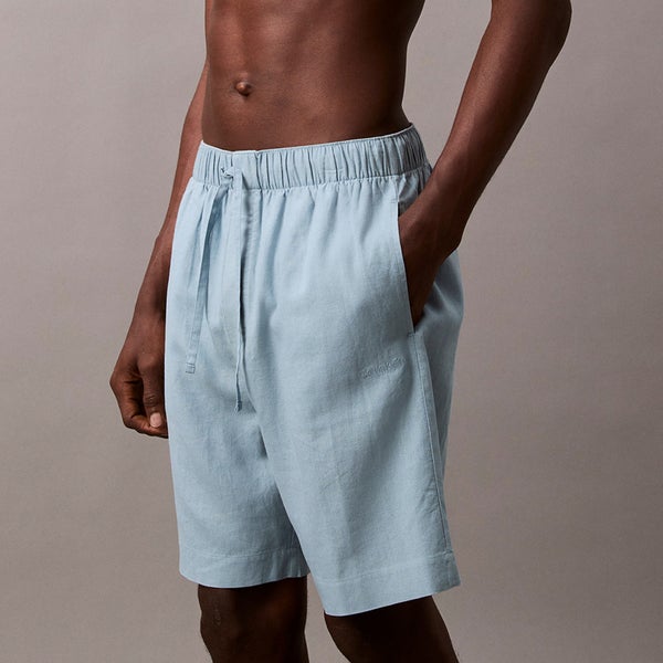 Calvin Klein Linen-Blend Sleep Shorts