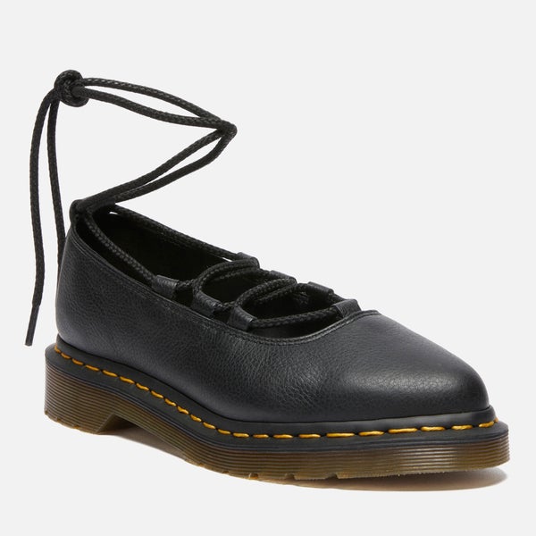 Dr. Martens Women's Elphie II Leather Lace Up Flats