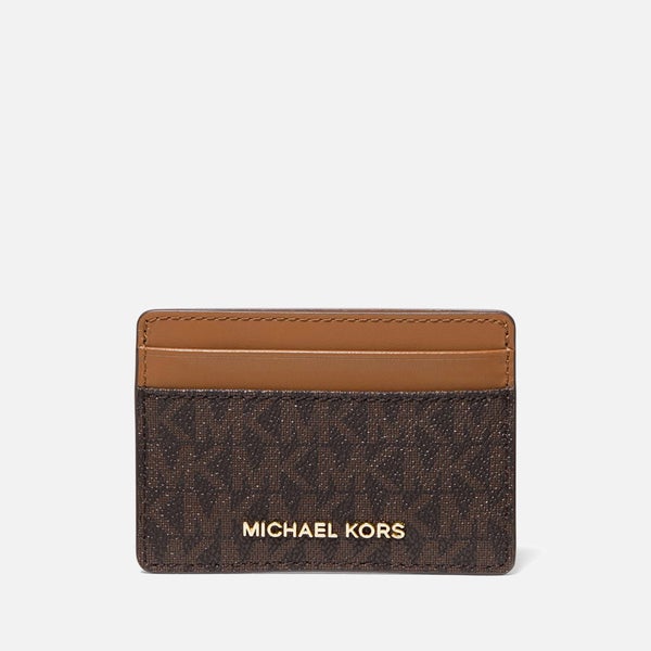 MICHAEL Michael Kors Jet Set Faux Leather Card Holder
