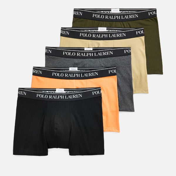 Polo Ralph Lauren 5 Pack Classic Cotton-Jersey Boxer Trunks