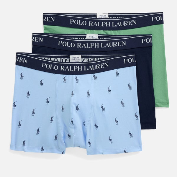 Polo Ralph Lauren 3 Pack Classic Cotton-Jersey Boxer Trunks