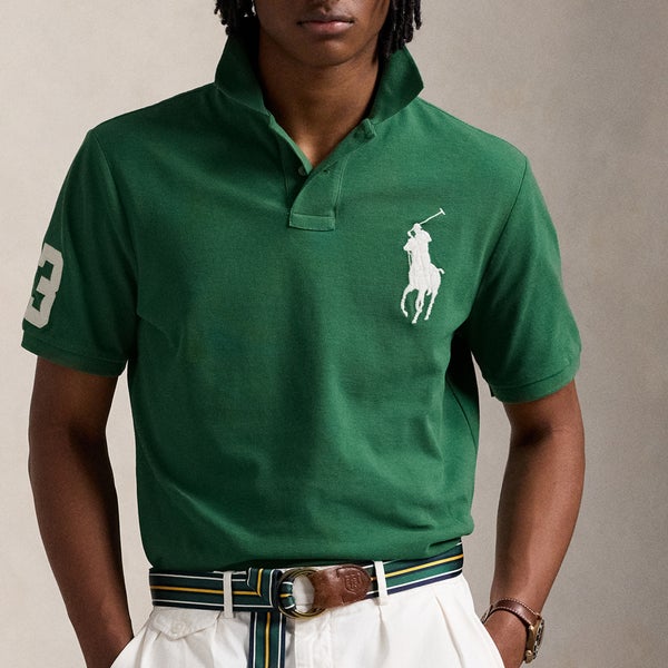 Polo Ralph Lauren Custom Slim Fit Contrast PP Cotton Mesh Polo Shirt
