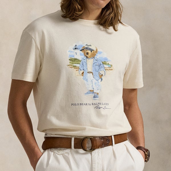 Polo Ralph Lauren Cotton-Jersey Summer Bear T-Shirt