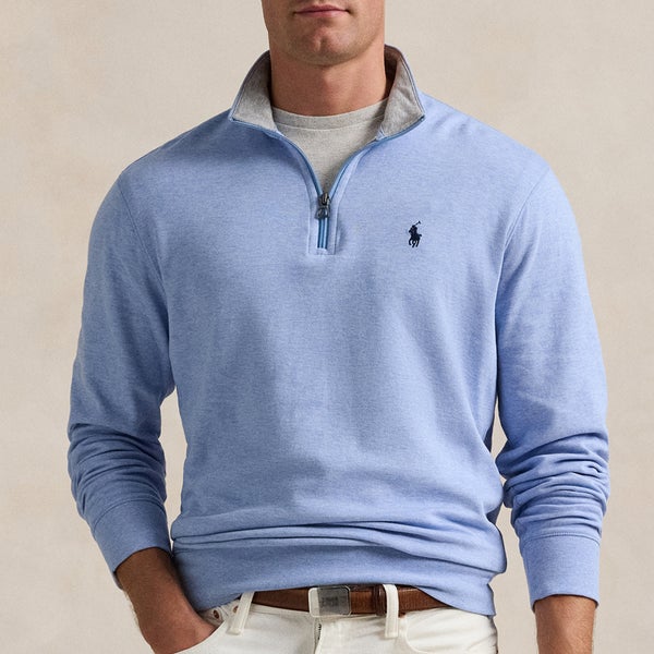 Polo Ralph Lauren Cotton-Blend Jersey Half-Zip Sweatshirt