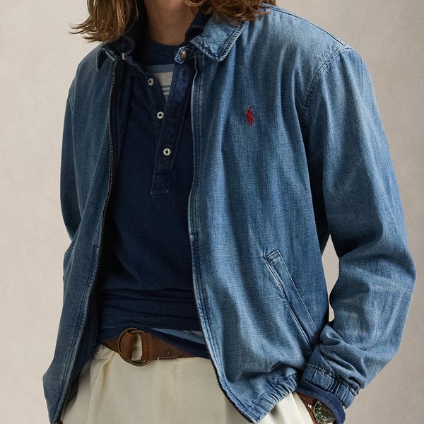 Polo Ralph Lauren Bayport Denim Bomber Jacket