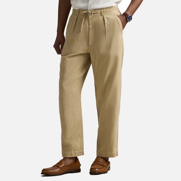 Polo Ralph Lauren Pleated Prepster Linen-Blend Pants