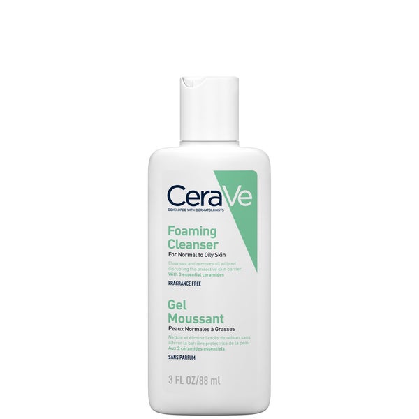 CeraVe Travel Size Foaming Cleanser for Oily Skin 88ml