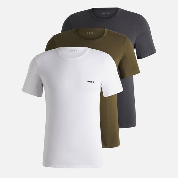 BOSS Bodywear 3 Pack Classic Lounge Cotton-Jersey T-Shirts