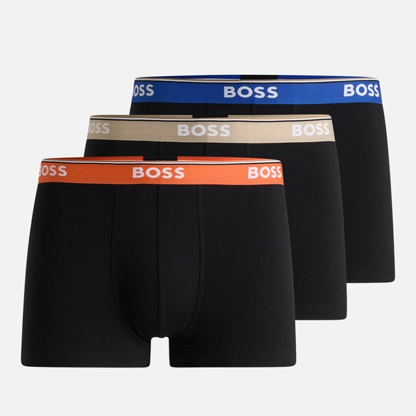BOSS Bodywear 3 Pack Power Jersey Boxer Trunks