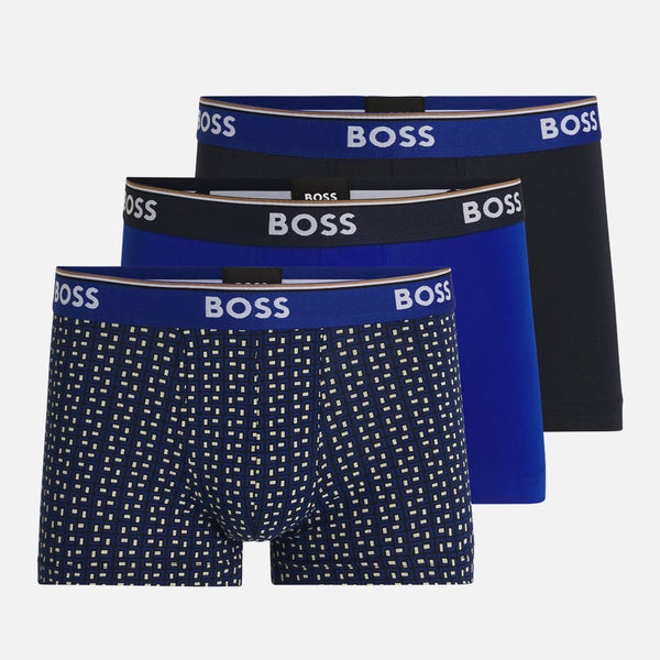 BOSS Bodywear 3-Pack Power Jersey Boxer Trunks