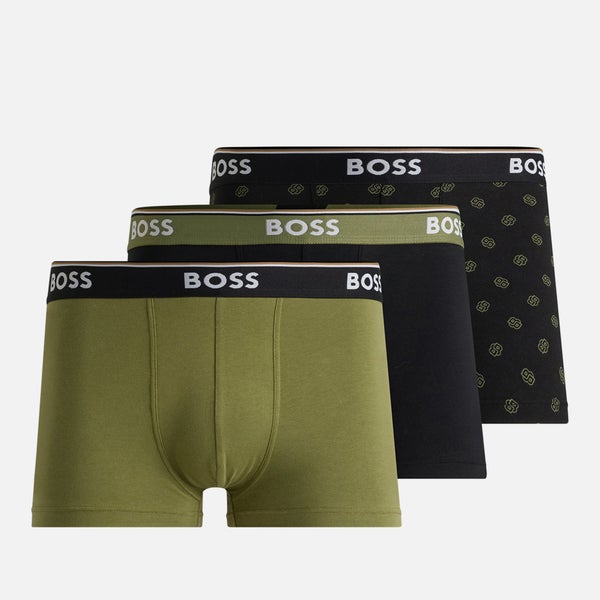 BOSS Bodywear 3 Pack Power Jersey Boxer Trunks