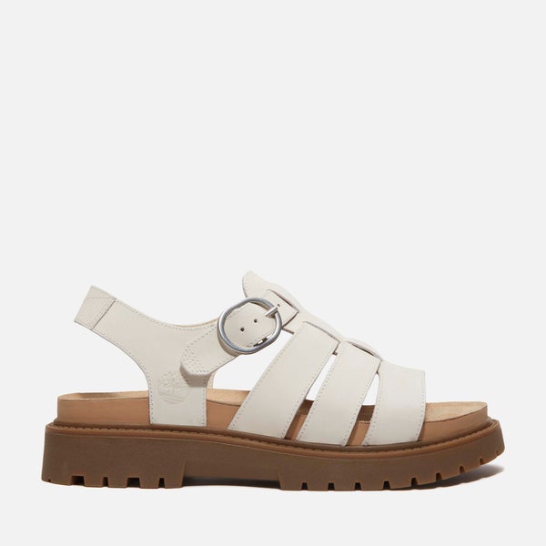 Timberland Women's Clairemont Way Leather Fisherman Sandals